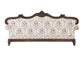 ACME Nayla Sofa w/4 Pillows, Pattern Fabric & Walnut Finish FredCo