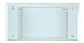 ACME Nevaeh Coffee Table, Clear Glass & White High Gloss Finish FredCo