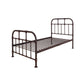 ACME Nicipolis Twin Bed, Sandy Gray FredCo