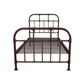 ACME Nicipolis Twin Bed, Sandy Gray FredCo