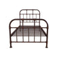 ACME Nicipolis Twin Bed, Sandy Gray FredCo