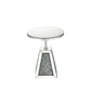 ACME Noralie Accent Table, Mirrored & Faux Diamonds FredCo
