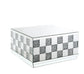 ACME Noralie Coffee Table , Mirrored & Faux Diamonds 3 FredCo