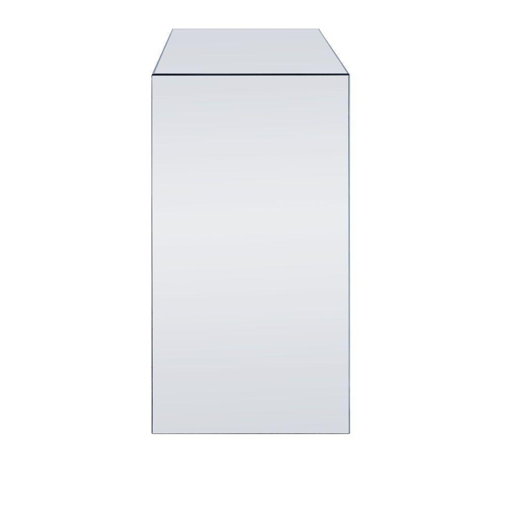 ACME Noralie Console Table, Mirrored & Faux Diamonds FredCo