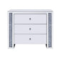 ACME Noralie Console Table, Mirrored & Faux Diamonds FredCo