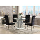 ACME Noralie Dining Table, Mirrored & Faux FredCo