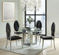ACME Noralie Dining Table, Mirrored & Faux Diamond FredCo