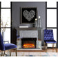 ACME Noralie Fireplace, Mirrored & Faux Diamonds6 FredCo