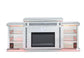 ACME Noralie Fireplace w/LED, Mirrored & Faux Diamonds FredCo