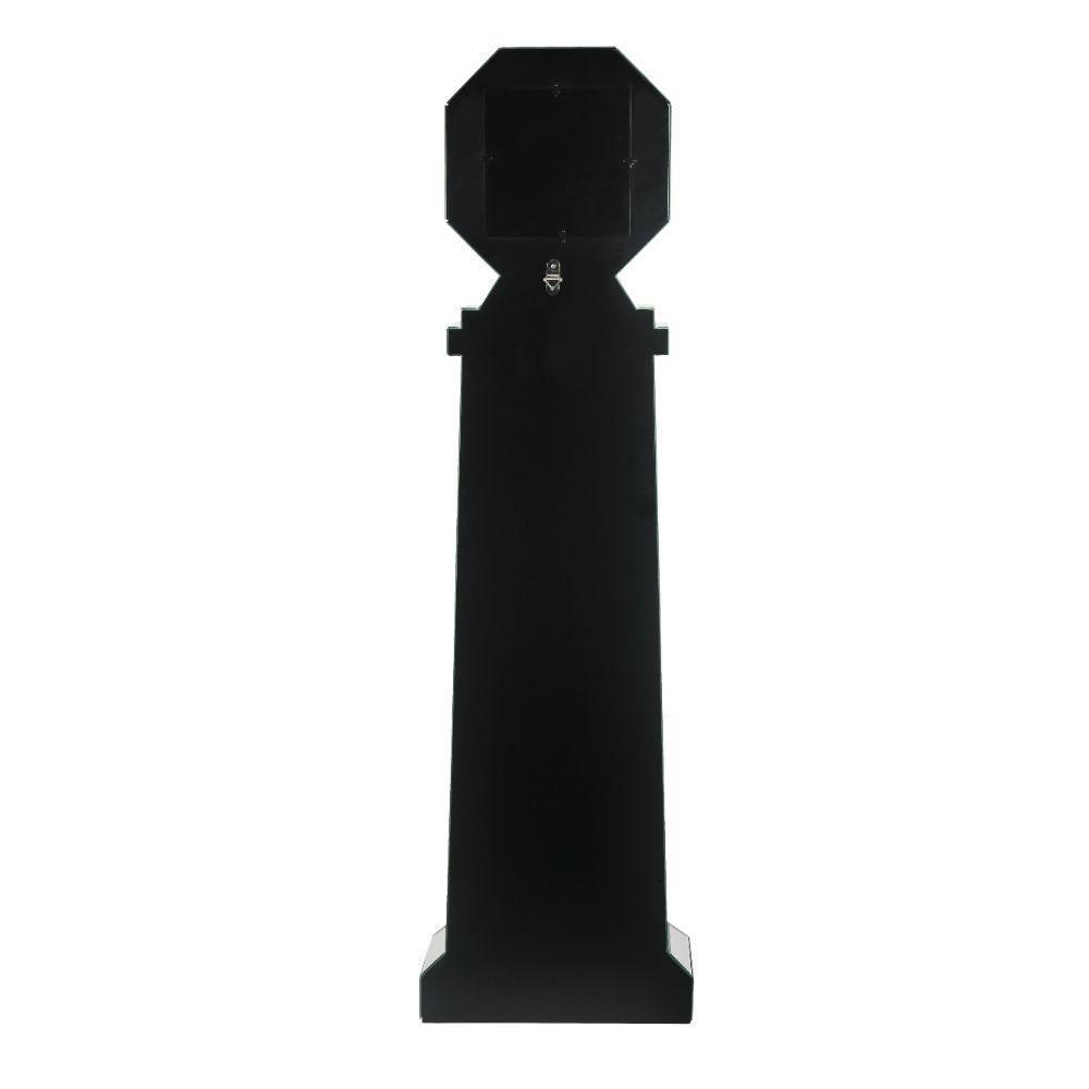 ACME Noralie Grandfather Clock, Mirrored w/Faux Diamonds FredCo