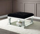 ACME Noralie Ottoman, Mirrored & Faux Diamonds FredCo
