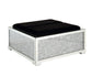 ACME Noralie Ottoman W/Storage, Mirrored & Faux Diamonds FredCo