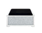 ACME Noralie Ottoman W/Storage, Mirrored & Faux Diamonds FredCo