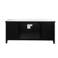 ACME Noralie TV Stand Fireplace, Mirrored & Faux Diamonds FredCo