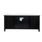 ACME Noralie TV Stand Fireplace, Mirrored & Faux Diamonds FredCo