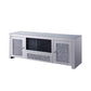 ACME Noralie TV Stand, Mirrored & Faux Diamonds FredCo