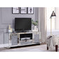 ACME Noralie TV Stand, Mirrored & Faux Diamonds FredCo