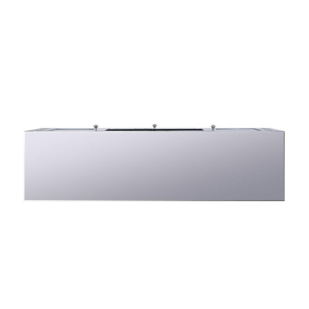 ACME Noralie TV Stand, Mirrored & Faux Diamonds FredCo