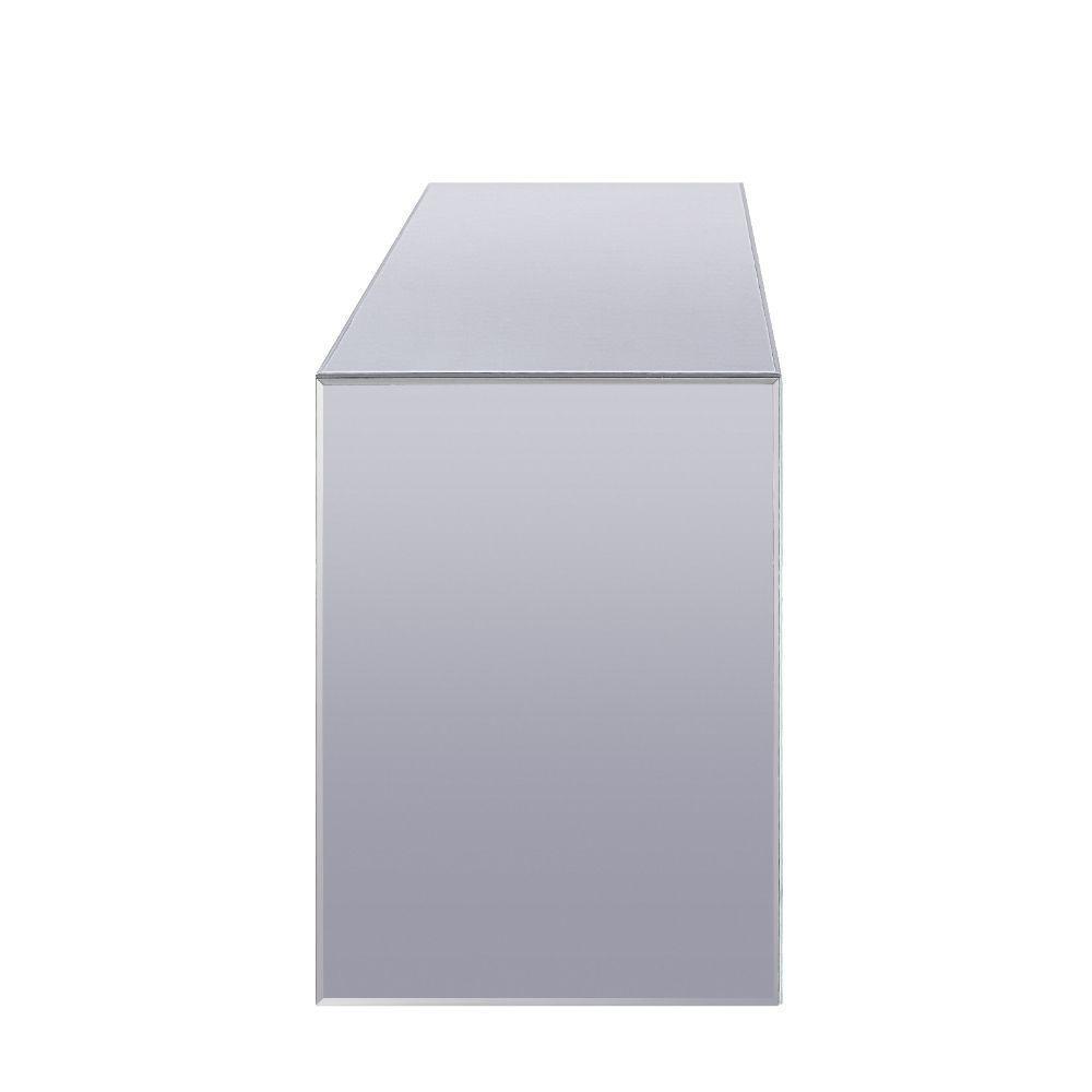 ACME Noralie TV Stand, Mirrored & Faux Diamonds FredCo