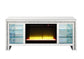 ACME Noralie TV Stand w/Fireplace & LED, Mirrored & Faux Diamonds FredCo