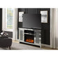 ACME Noralie TV Stand w/Fireplace, Mirrored & Faux Diamonds 1 FredCo