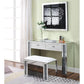ACME Noralie Vanity Desk, Mirrored & Faux Diamonds FredCo