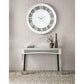 ACME Noralie Wall Clock w/Mirrored & Faux Diamonds FredCo
