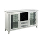 ACME Noralie Wine Cabinet w/LEDs, Mirrored & Faux Diamonds FredCo