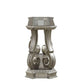ACME Northville Sofa Table, Antique Silver & Clear Glass FredCo
