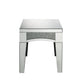 ACME Nowles End Table, Mirrored & Faux Stones FredCo