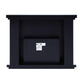 ACME Nowles Fireplace, Mirrored & Faux Stones FredCo