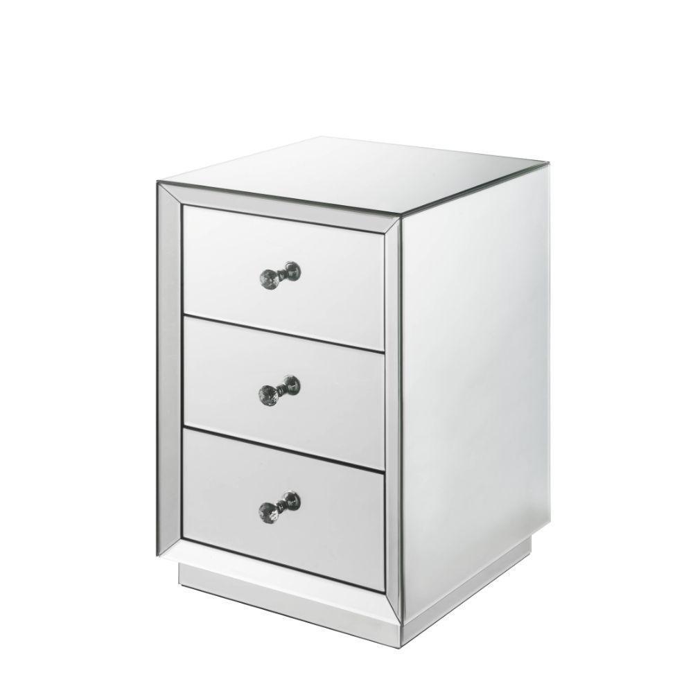 ACME Nyoka Accent Table, Mirrored FredCo