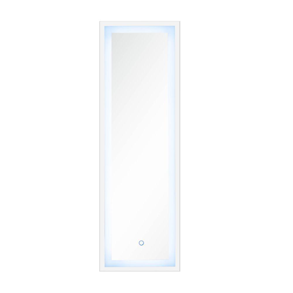 ACME Nyoka Floor Mirror w/LED, Mirrored FredCo