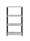 ACME Nypho Bookshelf, Antique White & Black Finish FredCo