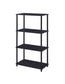 ACME Nypho Bookshelf, Black Finish FredCo