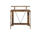 ACME Nypho Writing Desk, Weathered Oak & Black Finish FredCo