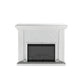 ACME Nysa Fireplace, Mirrored & Faux Crystals FredCo