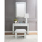 ACME Nysa Vanity Desk, Mirrored & Faux Crystals FredCo