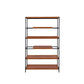 ACME Oaken Bookshelf, Honey Oak & Black FredCo
