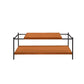 ACME Oaken Coffee Table, Honey Oak & Black FredCo