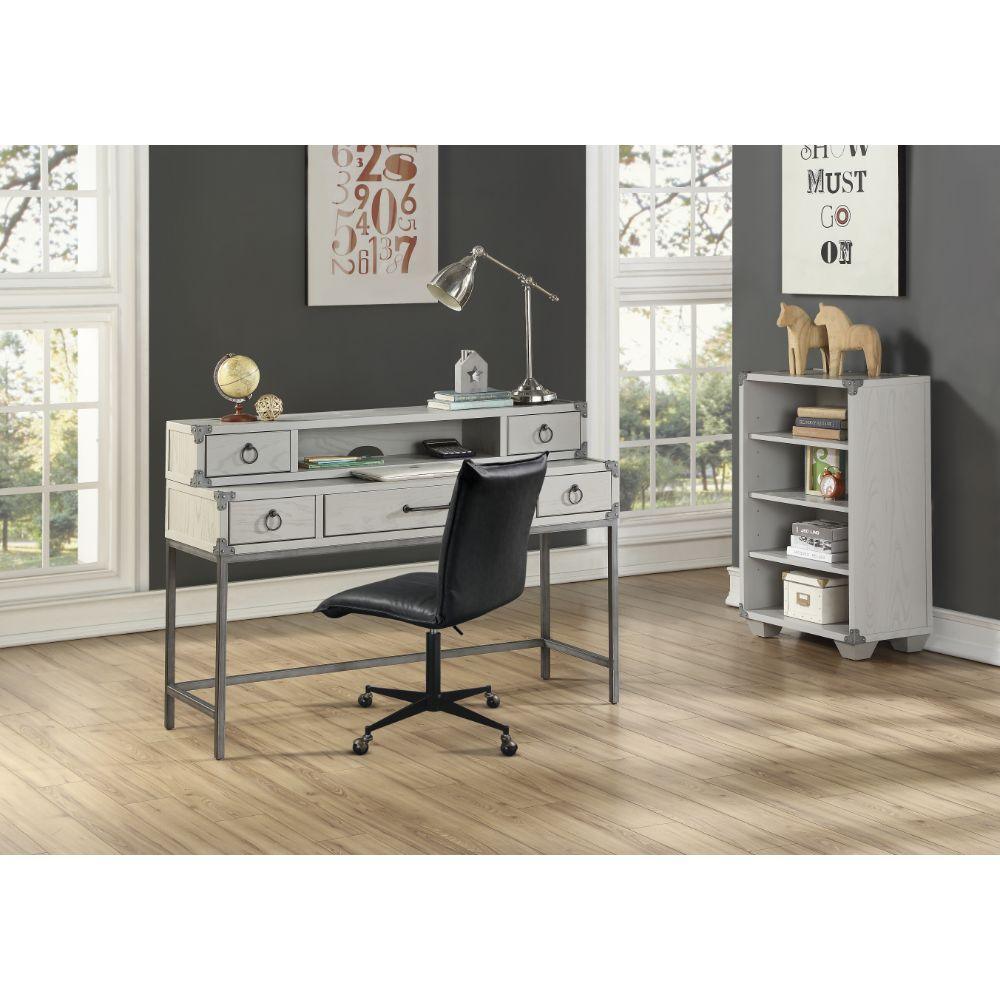 ACME Orchest Hutch Desk, Gray FredCo