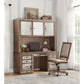 ACME Orianne Computer Desk & Hutch, Antique Gold 93790 FredCo
