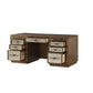ACME Orianne Computer Desk & Hutch, Antique Gold 93790 FredCo