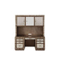 ACME Orianne Computer Desk & Hutch, Antique Gold 93790 FredCo
