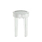 ACME Ornat End Table, Mirrored & Faux Diamonds FredCo