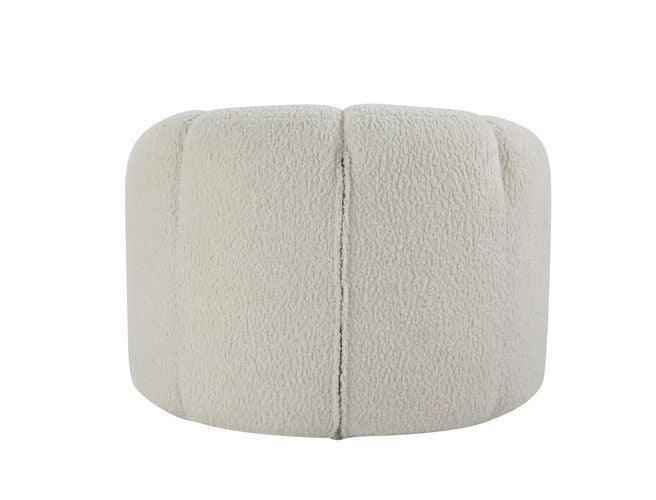 ACME Osmash Chair w/Swivel, White Teddy Sherpa FredCo