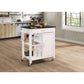ACME Ottawa Kitchen Cart, Black & White FredCo