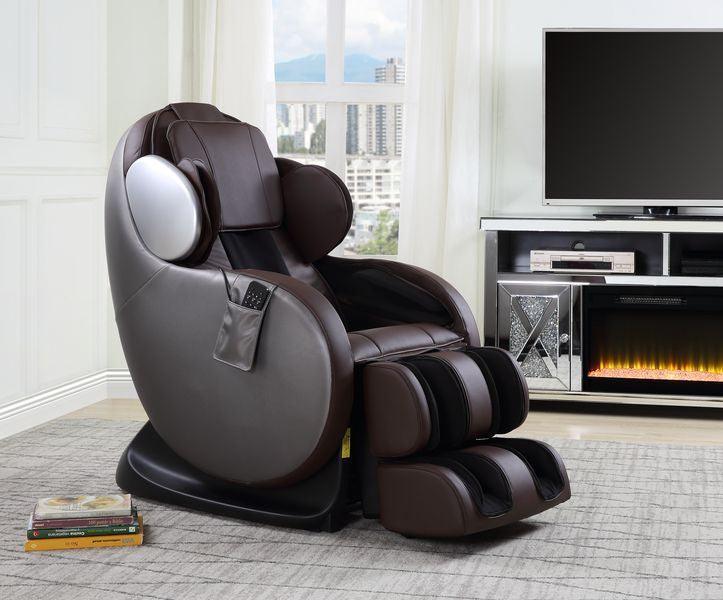 ACME Pacari Massage Chair, Chocolate PU FredCo