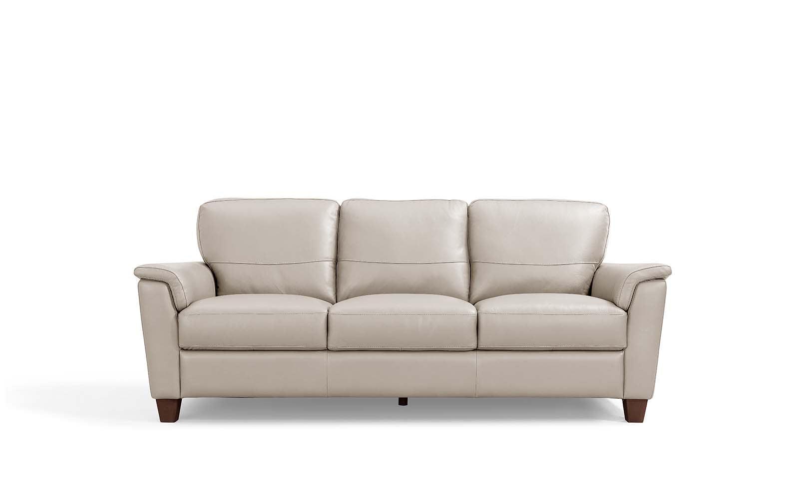 ACME Pacific Palisades Sofa , Beige Leather FredCo