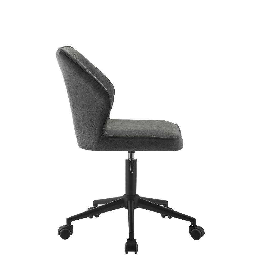 ACME Pakuna Office Chair, Vintage Gray PU & Black FredCo